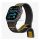 SPIGEN ATHLEX pótszíj (egyedi méret, nagy, nylon, tépőzáras, légáteresztő, SPORT) FEKETE Apple Watch Series 5 44mm, Watch Series 4 44mm, Watch Series 3 42mm