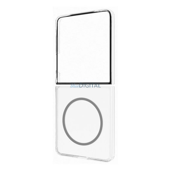 Designed for SAMSUNG műanyag telefonvédő (ütésállóság, ultravékony, Magsafe) ÁTLÁTSZÓ Samsung Galaxy Z Flip7 (SM-F766)