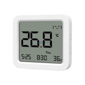 XIAOMI MI Temperature and Humidity Monitor 3 Mini okos hőmérő és páratartalom érzékelő (Bluetooth) FEHÉR
