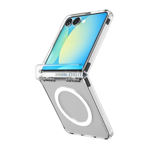SPIGEN ULTRA HYBRID MAG műanyag telefonvédő (ütésállóság, légpárnás keret, MagSafe) ÁTLÁTSZÓ Samsung Galaxy Z Flip7 (SM-F766)