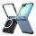 SPIGEN TOUGH ARMOR MAG műanyag telefonvédő (ütésállóság, kitámasztó, MagSafe) VILÁGOSKÉK Samsung Galaxy Z Flip7 (SM-F766)