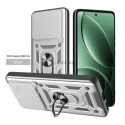   Defender szilikon telefonvédő (ütésállóság, tartógyűrű, kameravédő) EZÜST Xiaomi Poco F7 Pro