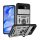 Defender szilikon telefonvédő (ütésállóság, tartógyűrű, kameravédő) EZÜST Google Pixel 9a