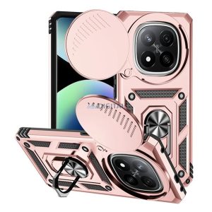 Defender szilikon telefonvédő (ütésállóság, tartógyűrű, kameravédő) ROZÉARANY Xiaomi Redmi Note 14 Pro Plus 5G