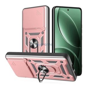 Defender szilikon telefonvédő (ütésállóság, tartógyűrű, kameravédő) ROZÉARANY Xiaomi Poco F7 Pro