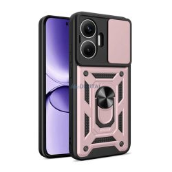   Defender szilikon telefonvédő (ütésállóság, tartógyűrű, kameravédő) ROZÉARANY Xiaomi Poco F7