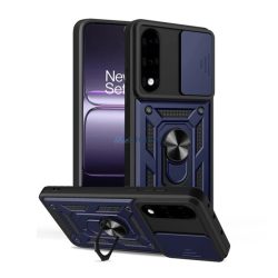   Defender szilikon telefonvédő (ütésállóság, tartógyűrű, kameravédő) SÖTÉTKÉK OnePlus Nord 5