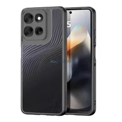   DUX DUCIS AIMO szilikon telefonvédő (ütésállóság, kameravédő, matt, hullám) FEKETE Motorola Moto G56 (XT2529)