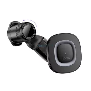 HOCO HW30 autós tartó (szellőzőre, mágneses, 360°, wireless, gyorstöltő, 15W) FEKETE