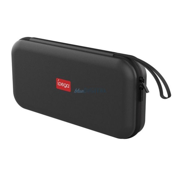 IPEGA tok (ütésállóság, EVA anyag, belső zseb, 6 játék kártya hely, kézpánt) FEKETE Nintendo Switch 2