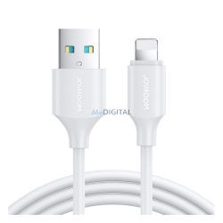   JOYROOM LONG-LASTING adatkábel (USB - lightning, 2.4A, gyorstöltő, 100cm) FEHÉR