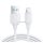 JOYROOM LONG-LASTING adatkábel (USB - lightning, 2.4A, gyorstöltő, 100cm) FEHÉR