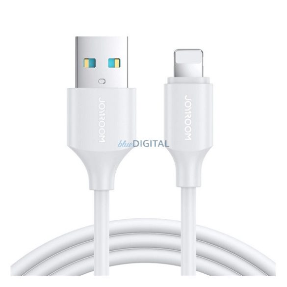 JOYROOM LONG-LASTING adatkábel (USB - lightning, 2.4A, gyorstöltő, 100cm) FEHÉR