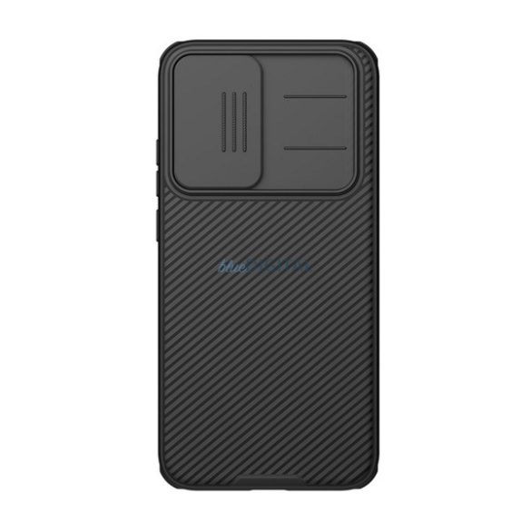 NILLKIN CAMSHIELD PRO MAGNETIC műanyag telefonvédő (ütésállóság, kameravédő, mágneses, csíkos) FEKETE Xiaomi Poco F7