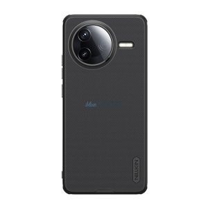 NILLKIN SUPER FROSTED PRO műanyag telefonvédő (ütésállóság, gumírozott, érdes felület) FEKETE Xiaomi Poco F7 Pro