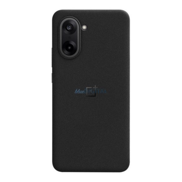 ONEPLUS SANDSTONE szilikon telefonvédő (ultravékony, műanyag hátlap, mágneses) FEKETE OnePlus Nord CE5