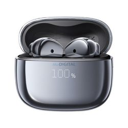   REMAX COZYBUDS bluetooth fülhallgató SZTEREO (v5.4, TWS, mikrofon, zajszűrő + töltőtok) FEKETE