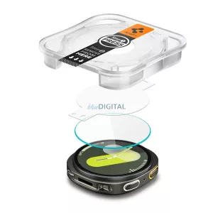 SPIGEN EZ FIT kijelzővédő üveg 2db (2.5D, 0.2mm, ultravékony, 9H) ÁTLÁTSZÓ Samsung Galaxy Watch 8 eSIM 44mm (SM-L335), Galaxy Watch 8 44mm (SM-L330)