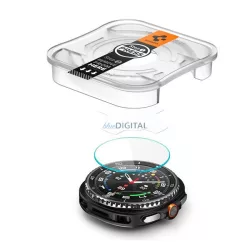   SPIGEN EZ FIT kijelzővédő üveg 2db (2.5D, 0.2mm, ultravékony, 9H) ÁTLÁTSZÓ Samsung Galaxy Watch 8 Classic eSIM 46mm (SM-L505), Galaxy Watch 8 Classic 46mm (SM-L500)