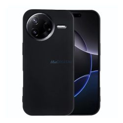 Szilikon telefonvédő (matt) FEKETE Xiaomi Poco F7 Pro