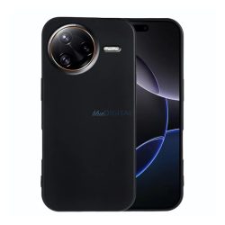 Szilikon telefonvédő (matt) FEKETE Xiaomi Poco F7 Ultra