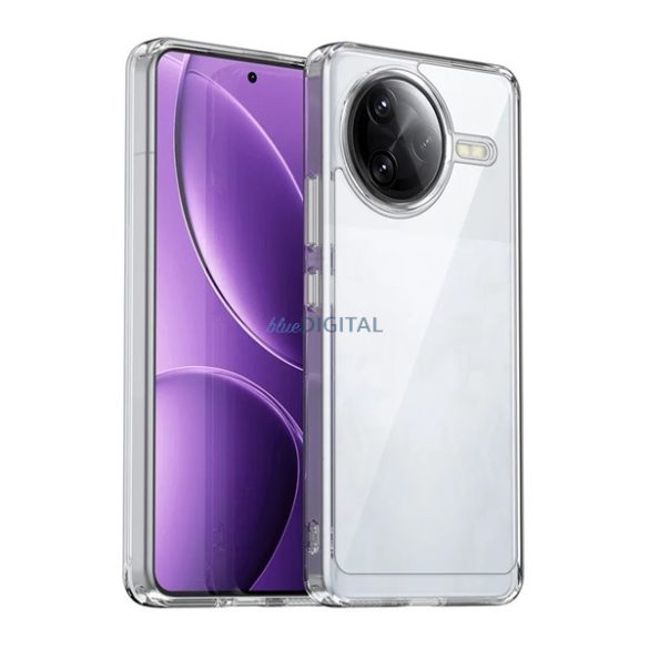 Szilikon telefonvédő (ütésállóság, átlátszó hátlap) ÁTLÁTSZÓ Xiaomi Poco F7 Ultra