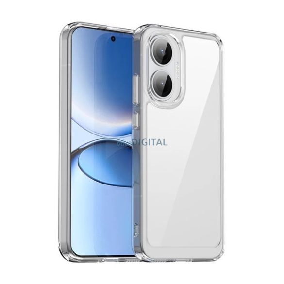 Szilikon telefonvédő (ütésállóság, átlátszó hátlap) ÁTLÁTSZÓ Xiaomi Poco F7