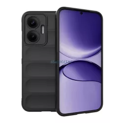   Szilikon telefonvédő (ütésállóság, kameravédő, 3D) FEKETE Xiaomi Poco F7