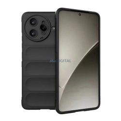   Szilikon telefonvédő (ütésállóság, kameravédő, 3D) FEKETE Xiaomi Poco F7 Ultra