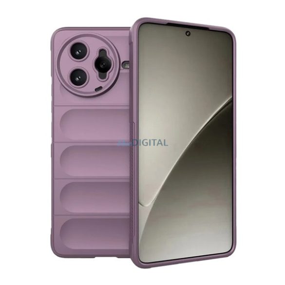 Szilikon telefonvédő (ütésállóság, kameravédő, 3D) LILA Xiaomi Poco F7 Ultra