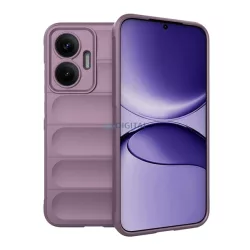   Szilikon telefonvédő (ütésállóság, kameravédő, 3D) LILA Xiaomi Poco F7