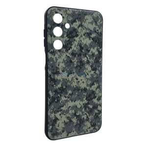 Szilikon telefonvédő (ütésállóság, kameravédő, terep minta) SÖTÉTZÖLD Samsung Galaxy A16 5G (SM-A166), Galaxy A16 4G (SM-A165)