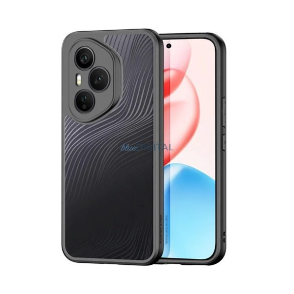 DUX DUCIS AIMO szilikon telefonvédő (ütésállóság, kameravédő, matt) FEKETE Honor 400 Pro