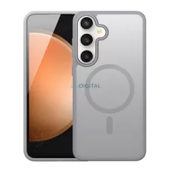   DUX DUCIS YIND szilikon telefonvédő (ütésállóság, kameravédő, matt, MagSafe) VILÁGOSSZÜRKE Samsung Galaxy S25 FE (SM-S731)