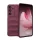 Szilikon telefonvédő (ütésállóság, kameravédő, 3D) BORDÓ Samsung Galaxy S25 FE (SM-S731)