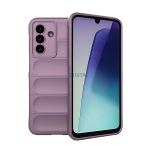 Szilikon telefonvédő (ütésállóság, kameravédő, 3D) LILA Samsung Galaxy A17 5G (SM-A176)