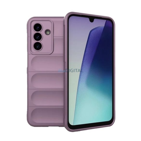 Szilikon telefonvédő (ütésállóság, kameravédő, 3D) LILA Samsung Galaxy A17 5G (SM-A176)