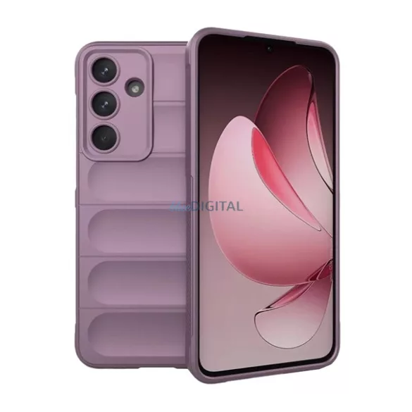 Szilikon telefonvédő (ütésállóság, kameravédő, 3D) LILA Samsung Galaxy S25 FE (SM-S731)