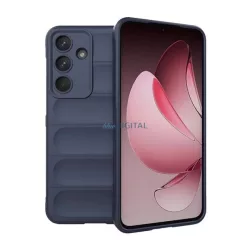   Szilikon telefonvédő (ütésállóság, kameravédő, 3D) SÖTÉTKÉK Samsung Galaxy S25 FE (SM-S731)