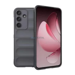   Szilikon telefonvédő (ütésállóság, kameravédő, 3D) SÖTÉTSZÜRKE Samsung Galaxy S25 FE (SM-S731)