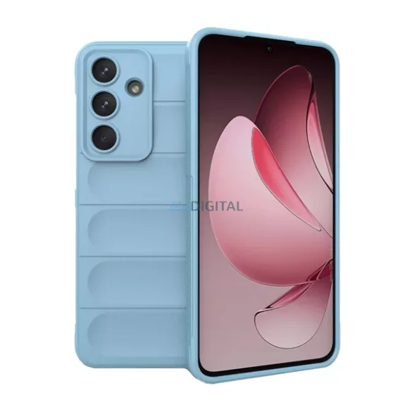 Szilikon telefonvédő (ütésállóság, kameravédő, 3D) VILÁGOSKÉK Samsung Galaxy S25 FE (SM-S731)