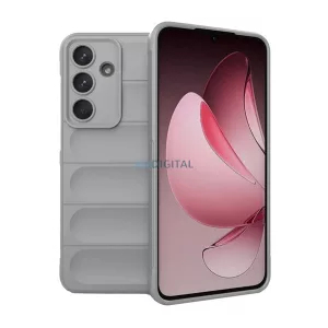 Szilikon telefonvédő (ütésállóság, kameravédő, 3D) VILÁGOSSZÜRKE Samsung Galaxy S25 FE (SM-S731)