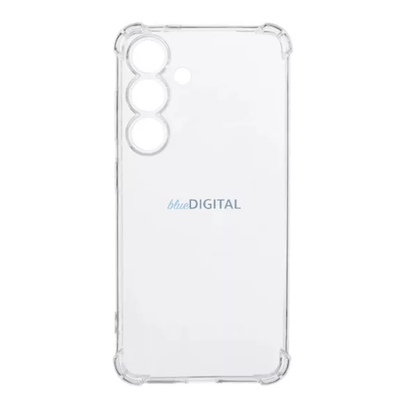 Szilikon telefonvédő (ütésállóság, légpárnás sarok) ÁTLÁTSZÓ Samsung Galaxy S25 FE (SM-S731)