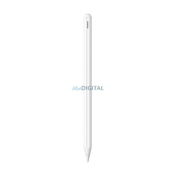 BASEUS SMOOTH WRITING érintő ceruza (aktív, kapacitív, mágneses töltés + póthegy, Apple Pencil kompatibilis) FEHÉR Apple IPAD, IPAD 2, IPAD (3rd Generation)