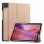 Tok álló, bőr hatású (aktív FLIP, oldalra nyíló, TRIFOLD, asztali tartó) ROZÉARANY Lenovo Tab One (TB-305FU)