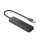 UGREEN CM219 USB HUB 4in1 (elosztó, 4 USB aljzat, 15cm) FEKETE