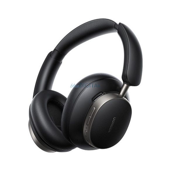 UGREEN HP206 STUDIO PRO bluetooth fejhallgató SZTEREO (v6.0, mikrofon, akítv zajszűrő, 3.5mm jack aljzat) FEKETE