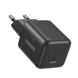   UGREEN X512 hálózati töltő Type-C aljzat (20W, GaN, PD gyorstöltő, mini) SÖTÉTSZÜRKE