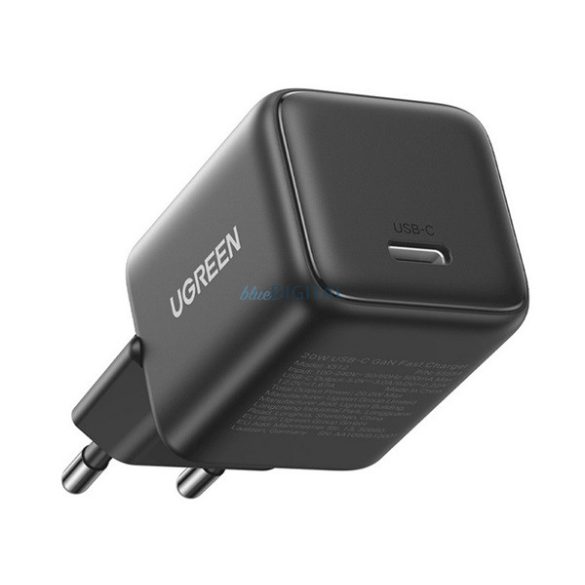 UGREEN X513 hálózati töltő Type-C aljzat (30W, GaN, PD gyorstöltő) SÖTÉTSZÜRKE