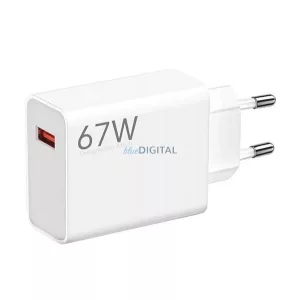 XIAOMI HYPERCHARGE hálózati töltő USB aljzat (67W, gyorstöltő) FEHÉR